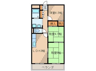 クロ－バ－ハイツ西台の物件間取画像